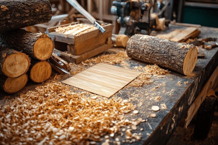 Exploration et innovations des techniques de placage bois