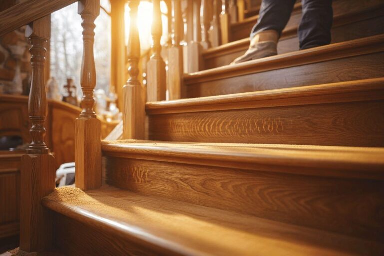 Combien de temps faut-il pour poncer un escalier​ ?