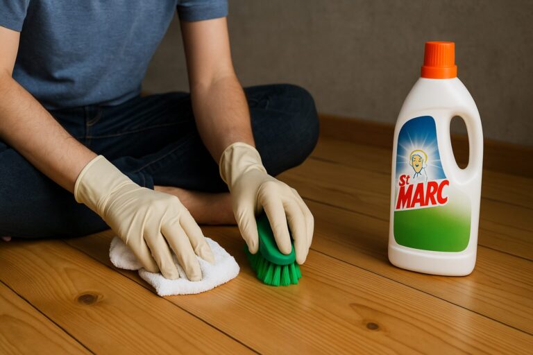 Lessive Saint Marc pour nettoyer le bois
