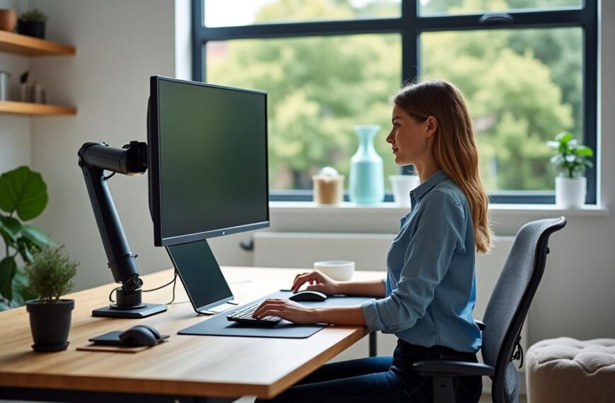 Créer un coin télétravail ergonomique : pourquoi le bureau assis-debout change tout